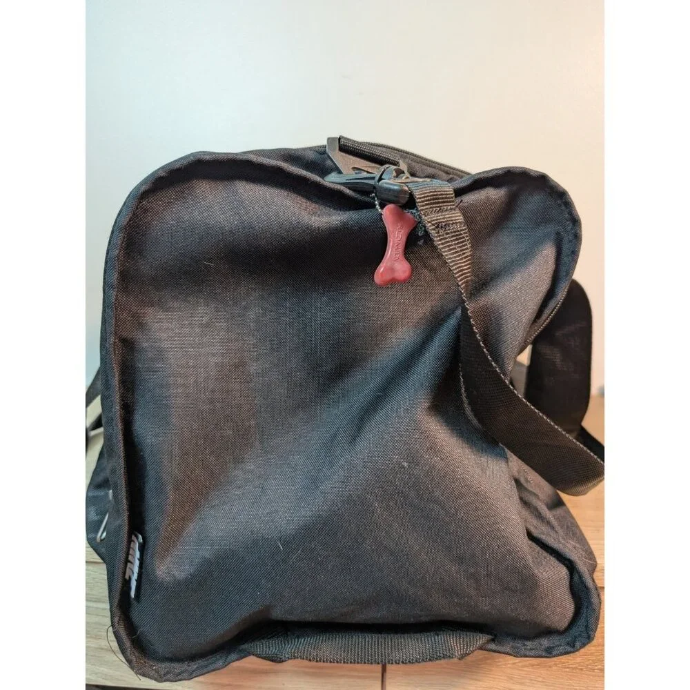 Nike Brasilia Duffel Bag - Black - Size Medium Faded Distressed Sports Training